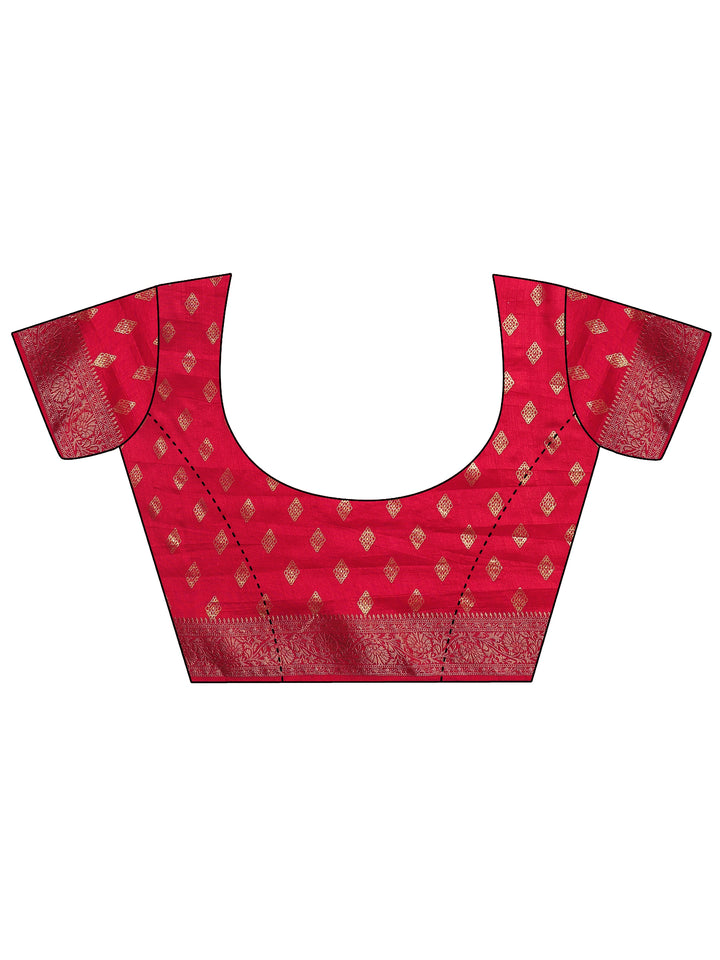 Black Printed Silk Blend Saree With Unstitched Blouse Piece