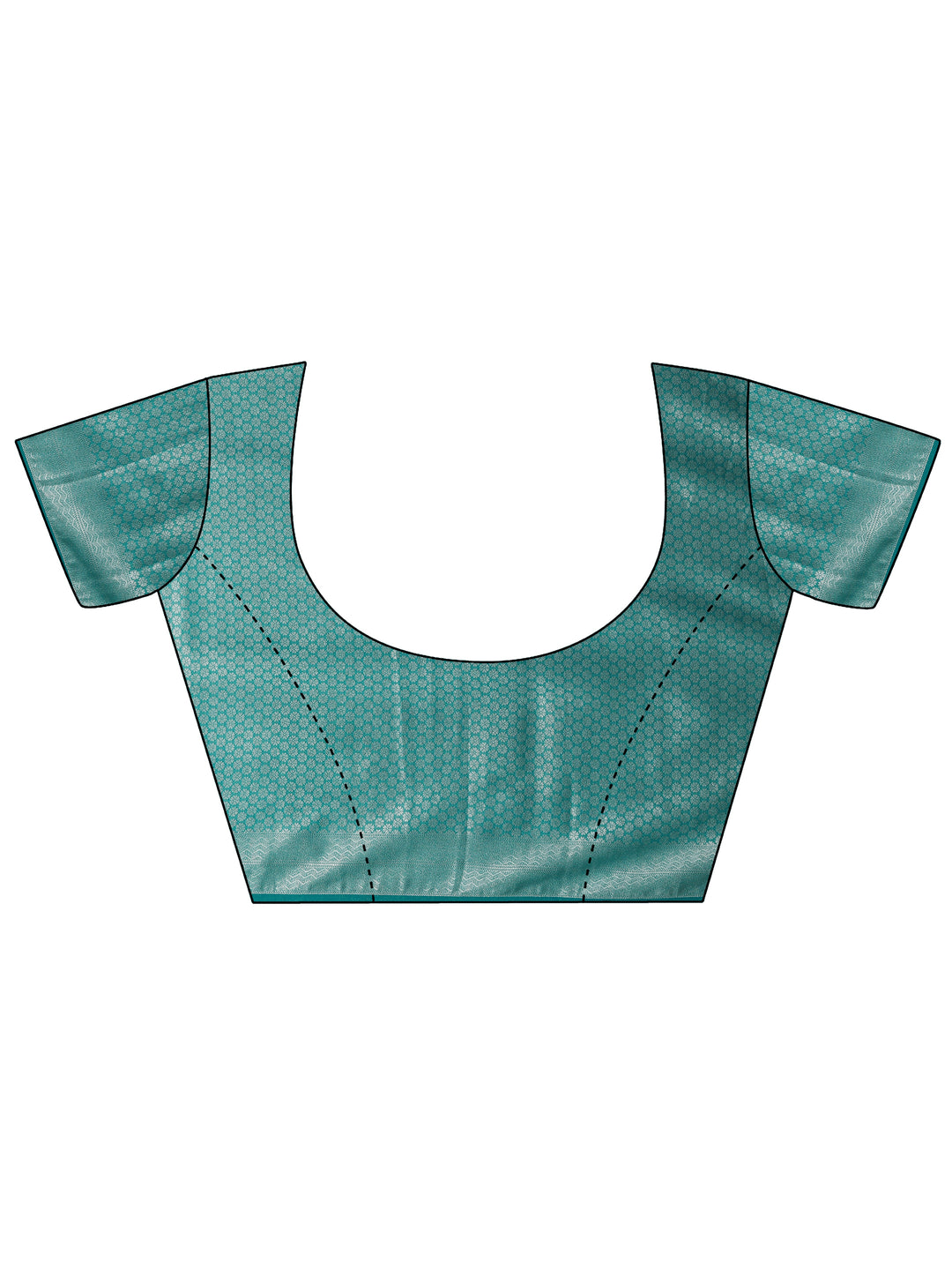 Green Woven Design Pure Georgette Saree With Unstitched Blouse Piece