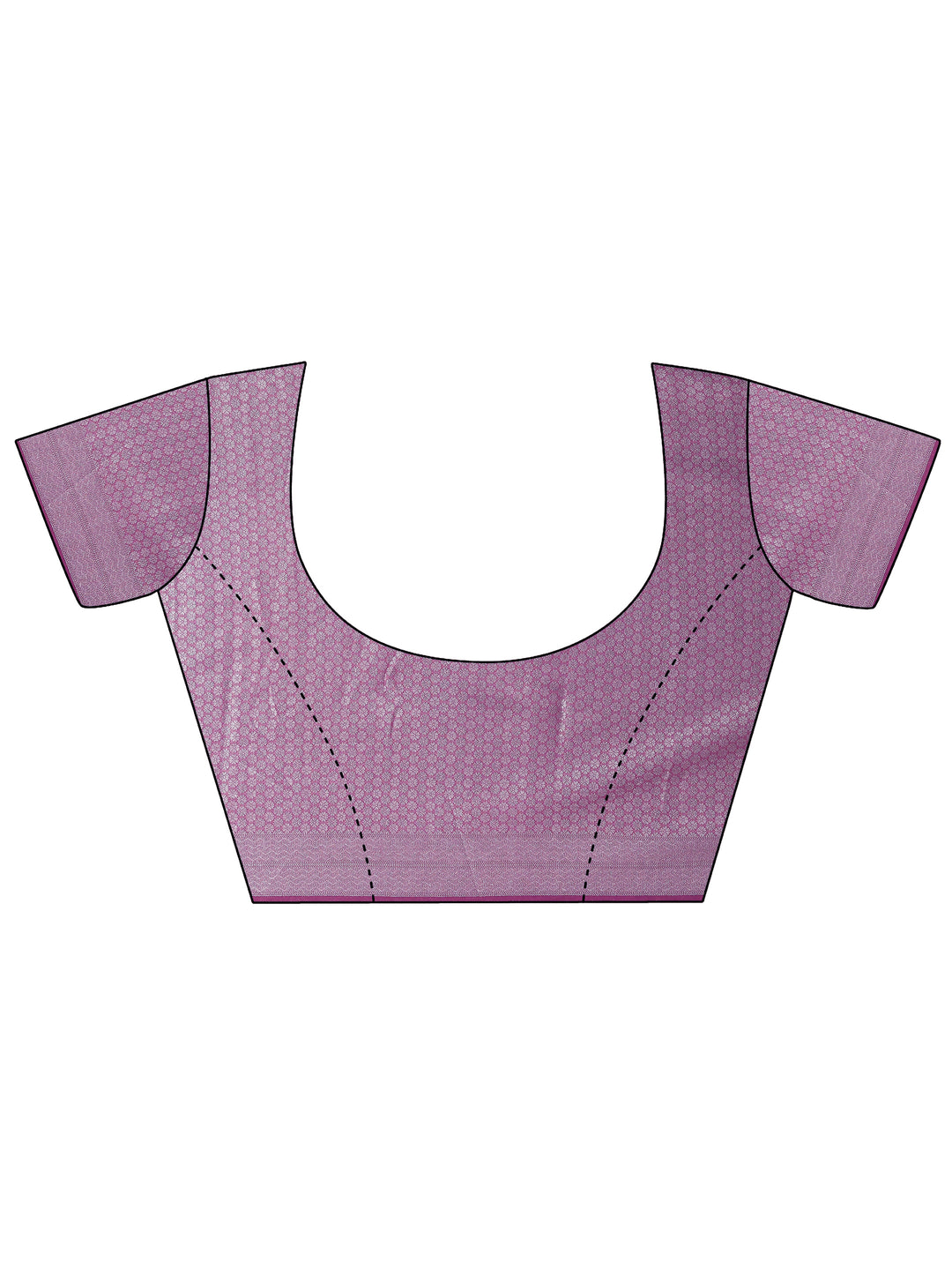 Pink Woven Design Pure Georgette Saree With Unstitched Blouse Piece