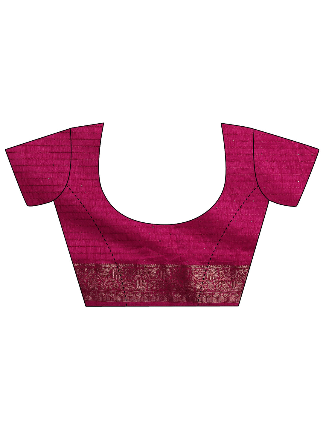 Pink Embellished Silk Blend Sarees With Unstitched Blouse Piece