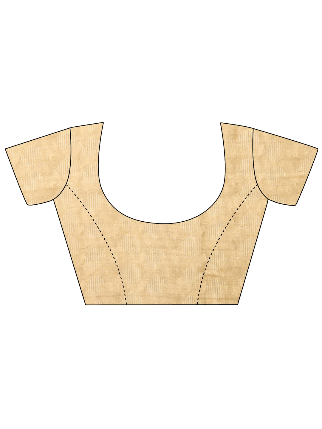 Mustard Printed Silk Blend Saree With Unstitched Blouse Piece