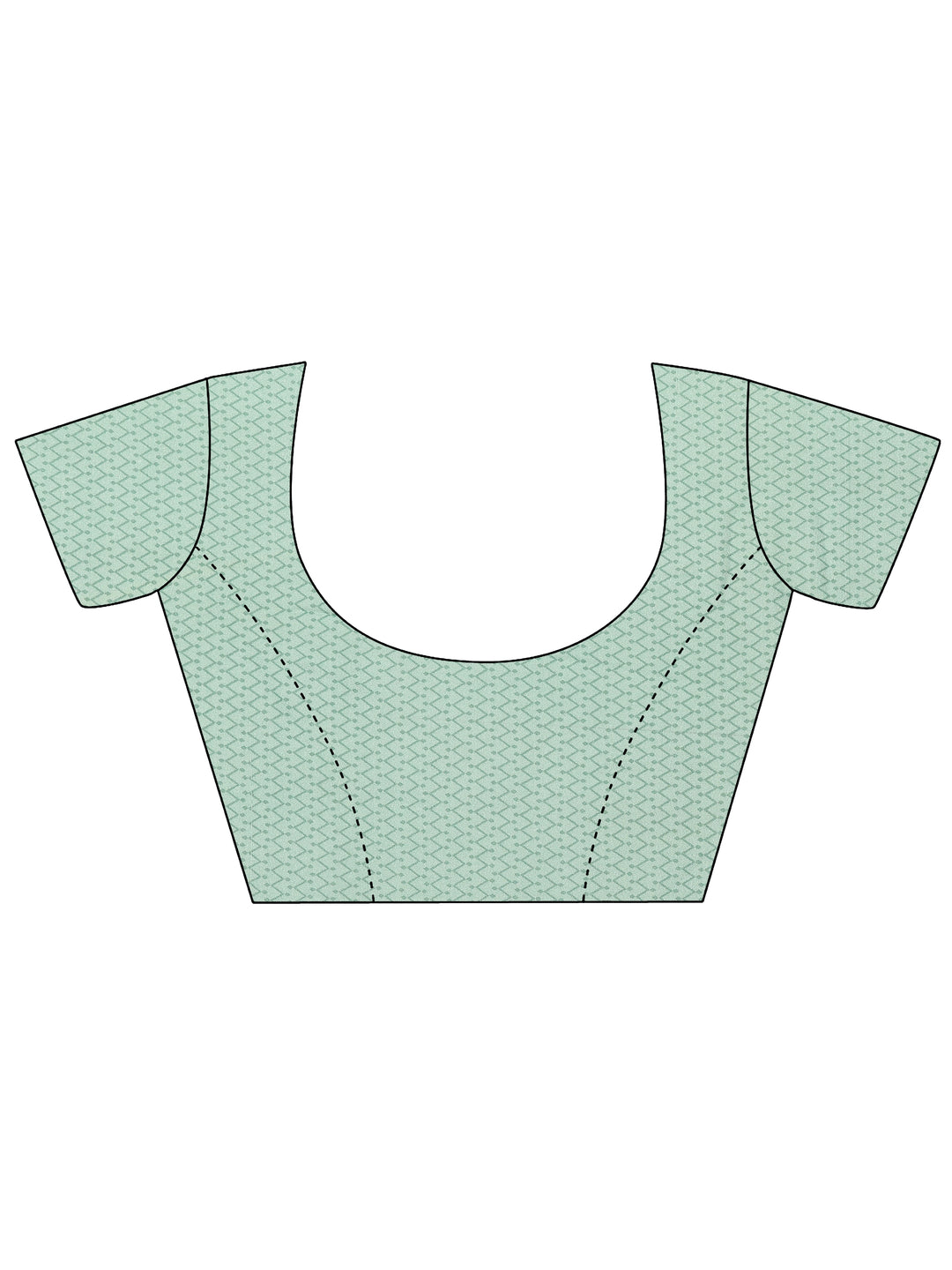 Green Bandhani Printed Georgette Saree With Unstitched Blouse Piece