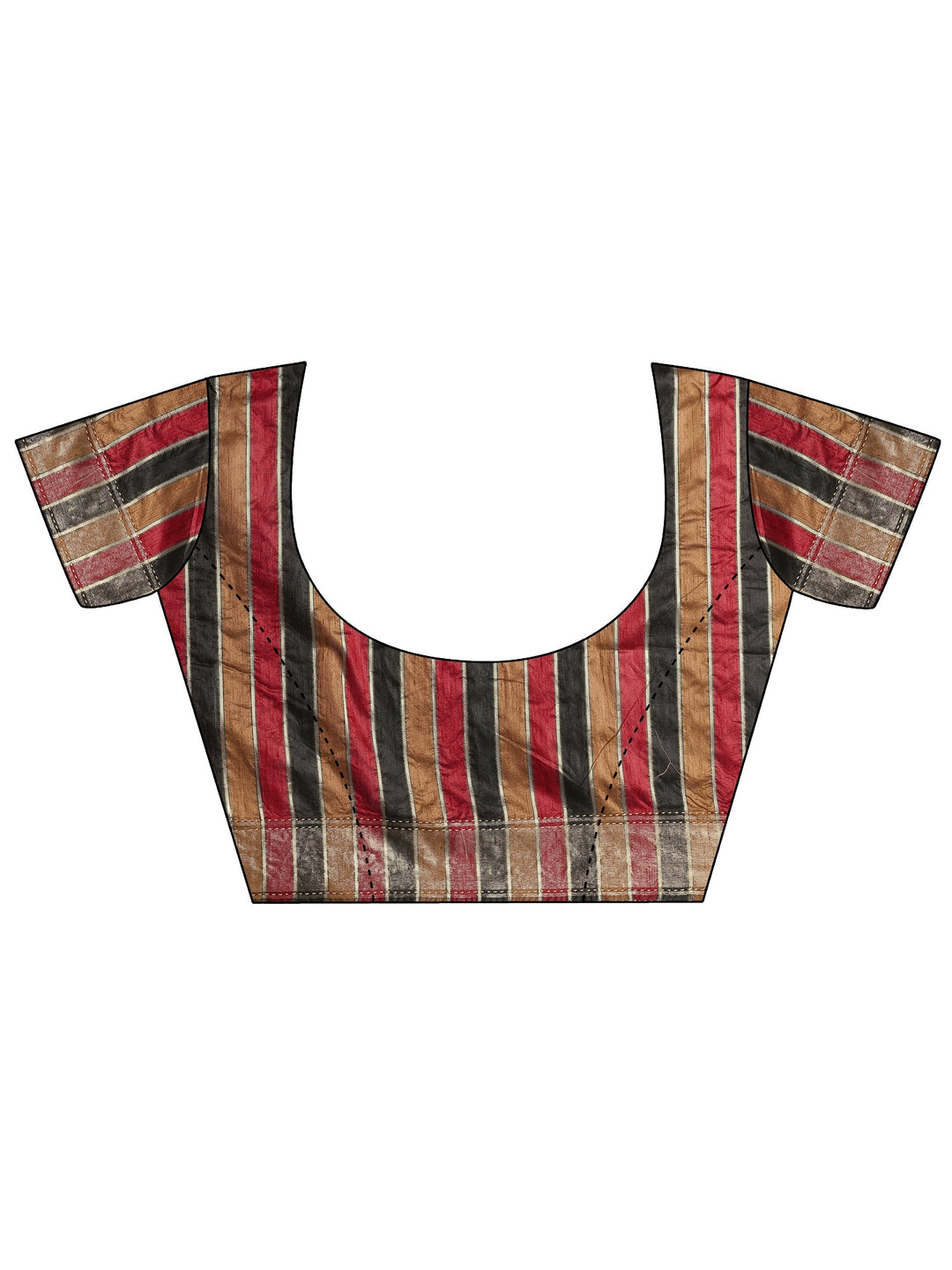 Red Embellished Silk Blend Sarees With Unstitched Blouse Piece