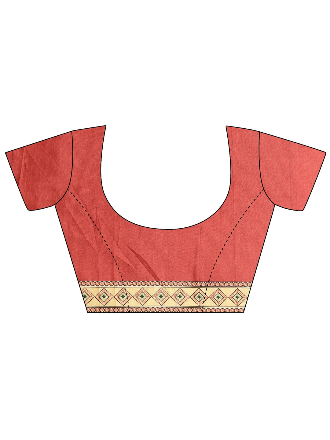 Gold Printed Silk Blend Sarees With Unstitched Blouse Piece