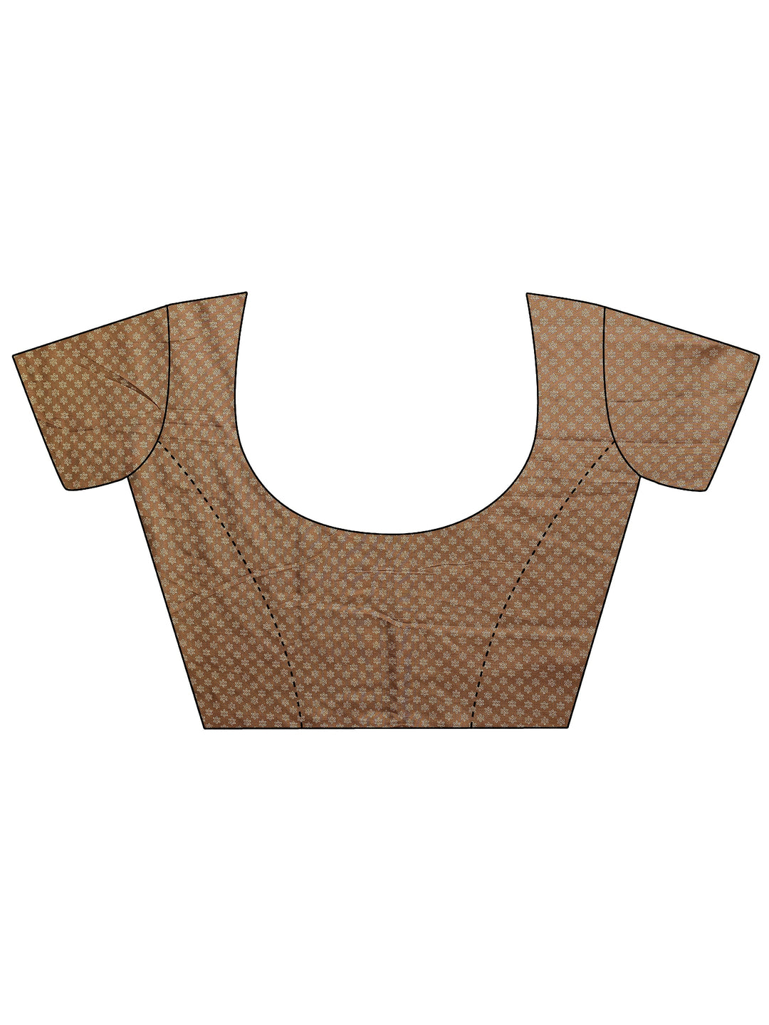 Mustard Printed Silk Blend Sarees With Unstitched Blouse Piece