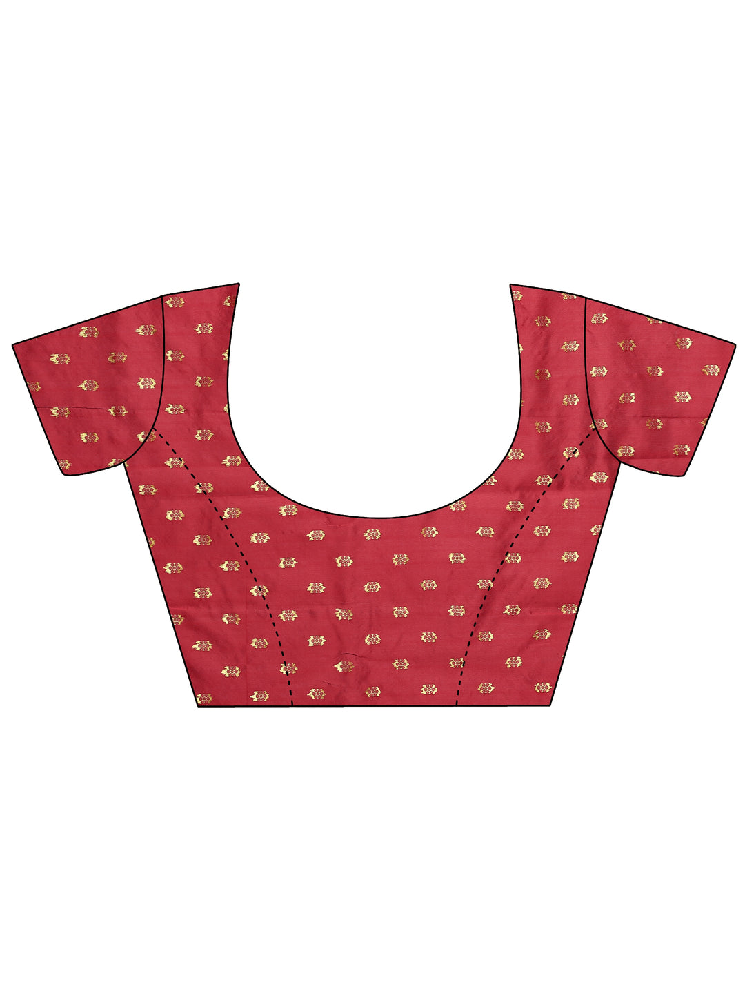 Blue Woven Design Silk Blend Sarees With Unstitched Blouse Piece