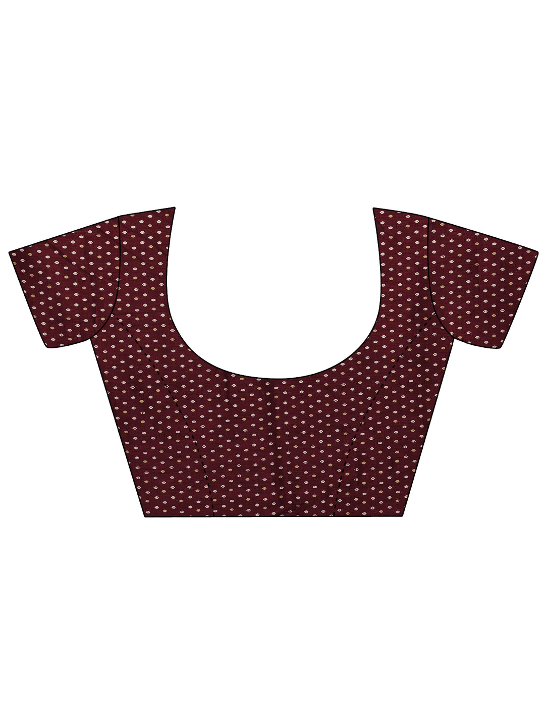 Pink Printed Georgette Saree With Unstitched Blouse Piece