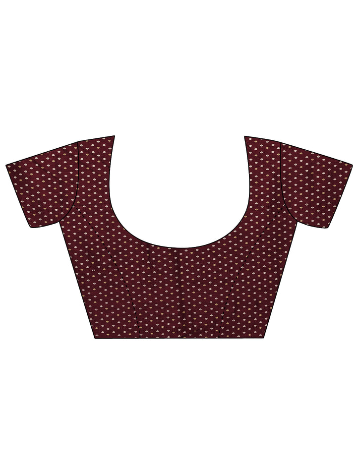 Pink Printed Georgette Saree With Unstitched Blouse Piece