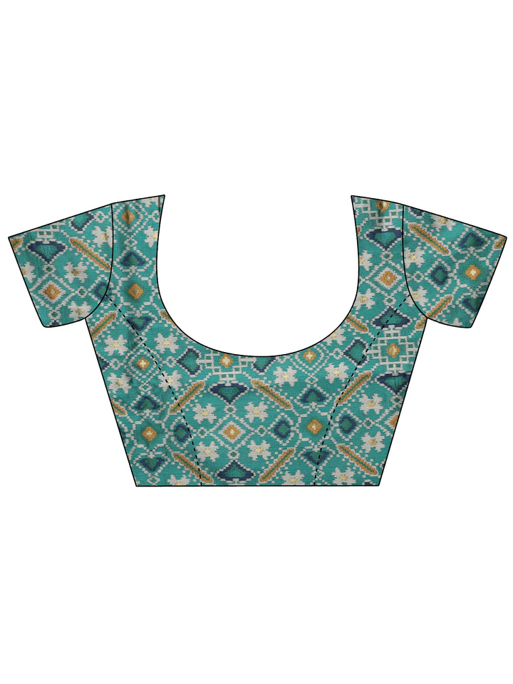 Pink Woven Design Silk Blend Sarees With Unstitched Blouse Piece