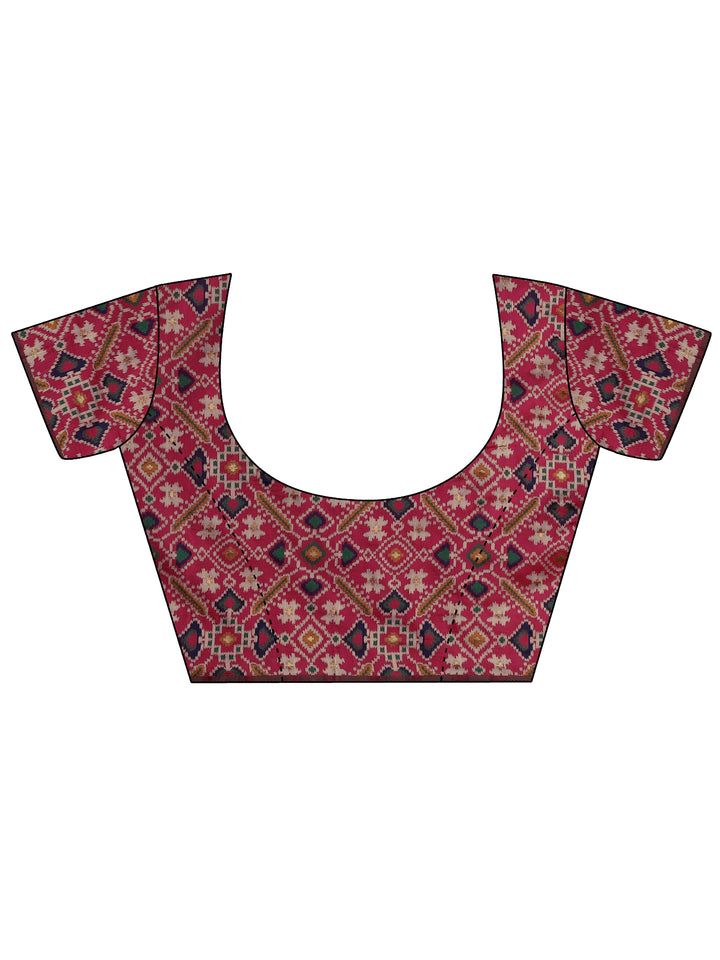 Mustard Woven Design Silk Blend Saree With Unstitched Blouse Piece