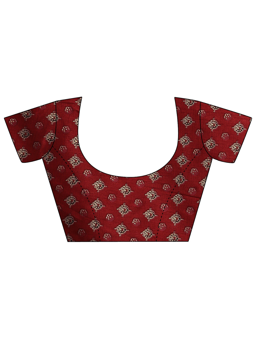 Green Bandhani Printed Silk Blend Saree With Unstitched Blouse Piece