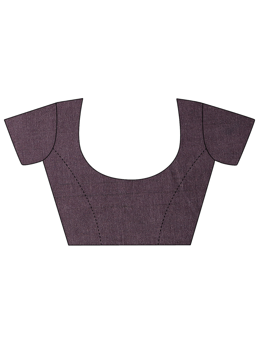 Grey Printed Silk Blend Saree With Unstitched Blouse Piece