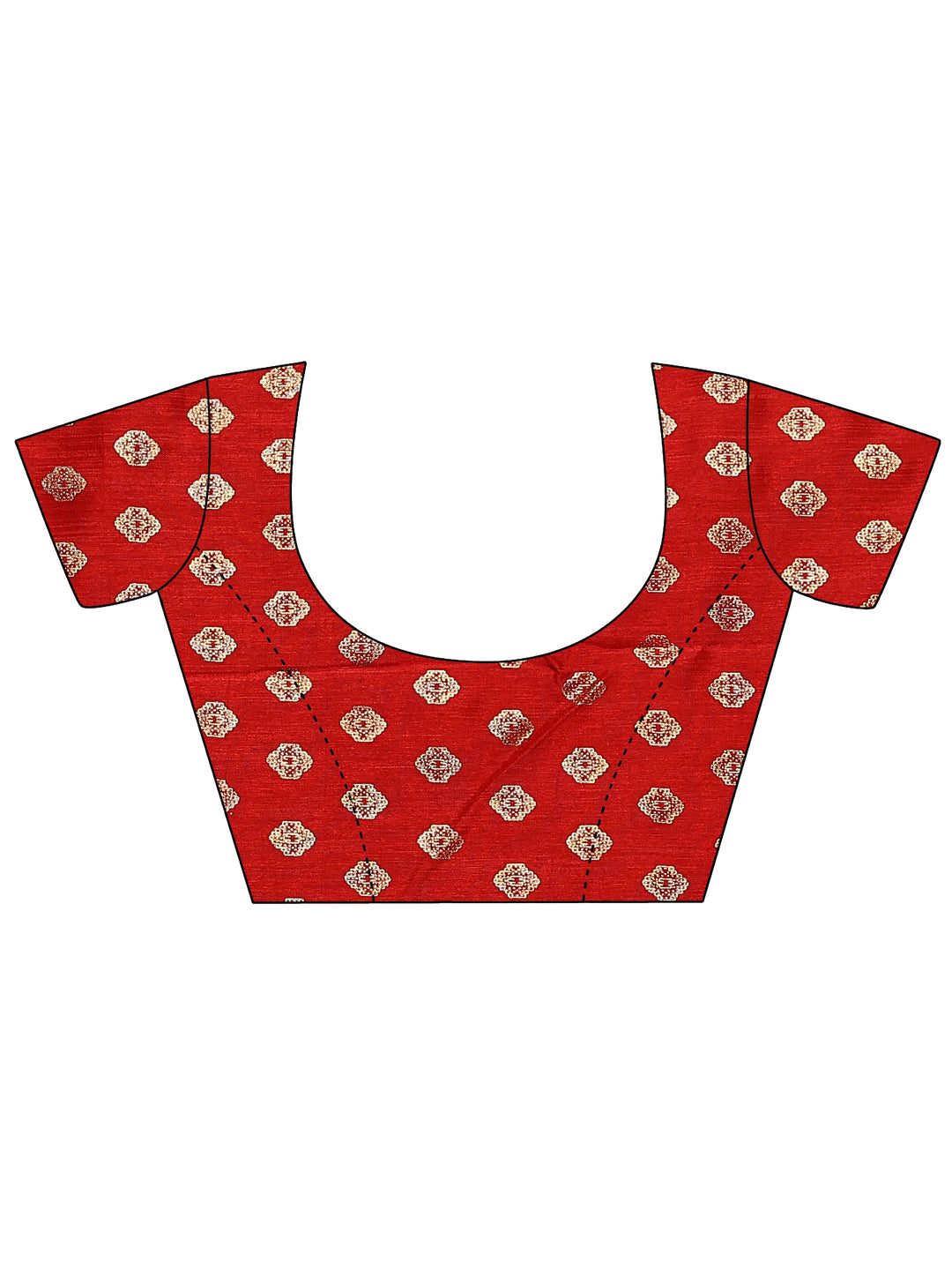 Green Tribal Printed Silk Blend Saree With Unstitched Blouse Piece