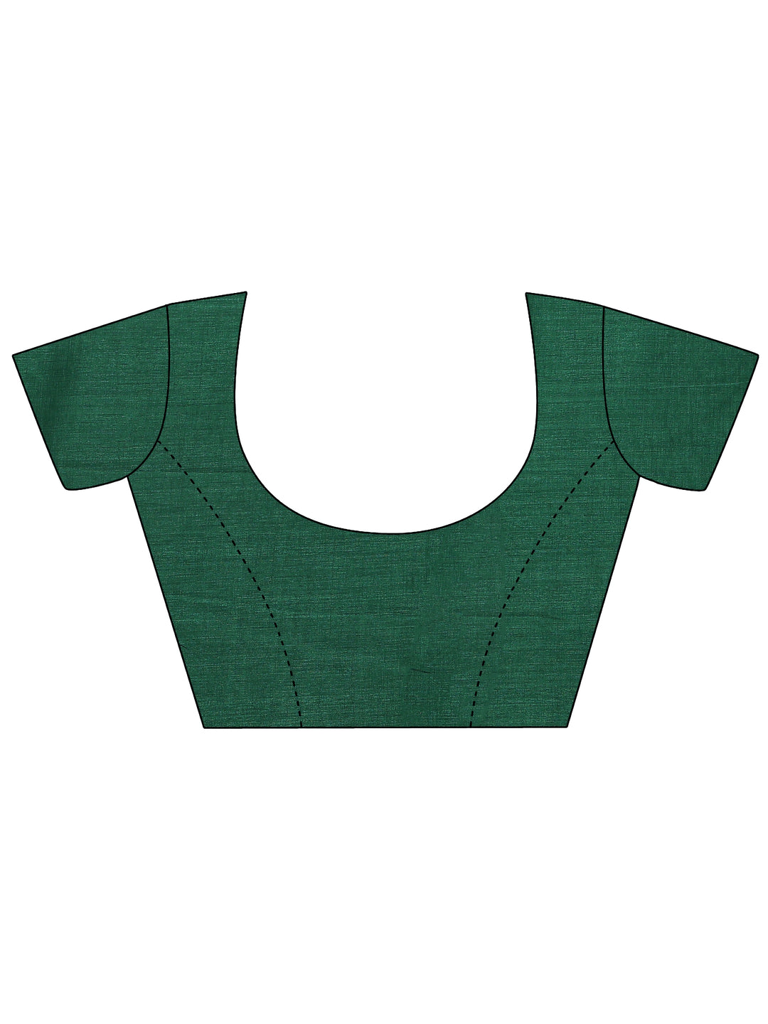 Red Printed Silk Blend Saree With Unstitched Blouse Piece