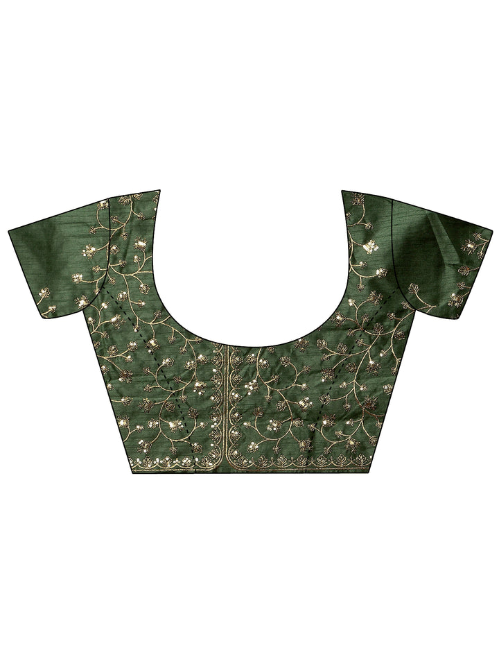 Mustard Solid Silk Blend Saree With Unstitched Blouse Piece