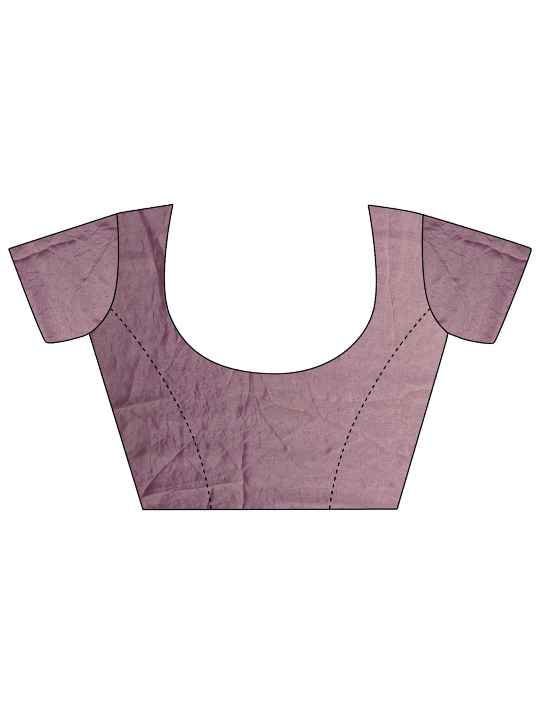 Lavender Embellished Silk Blend Saree With Unstitched Blouse Piece