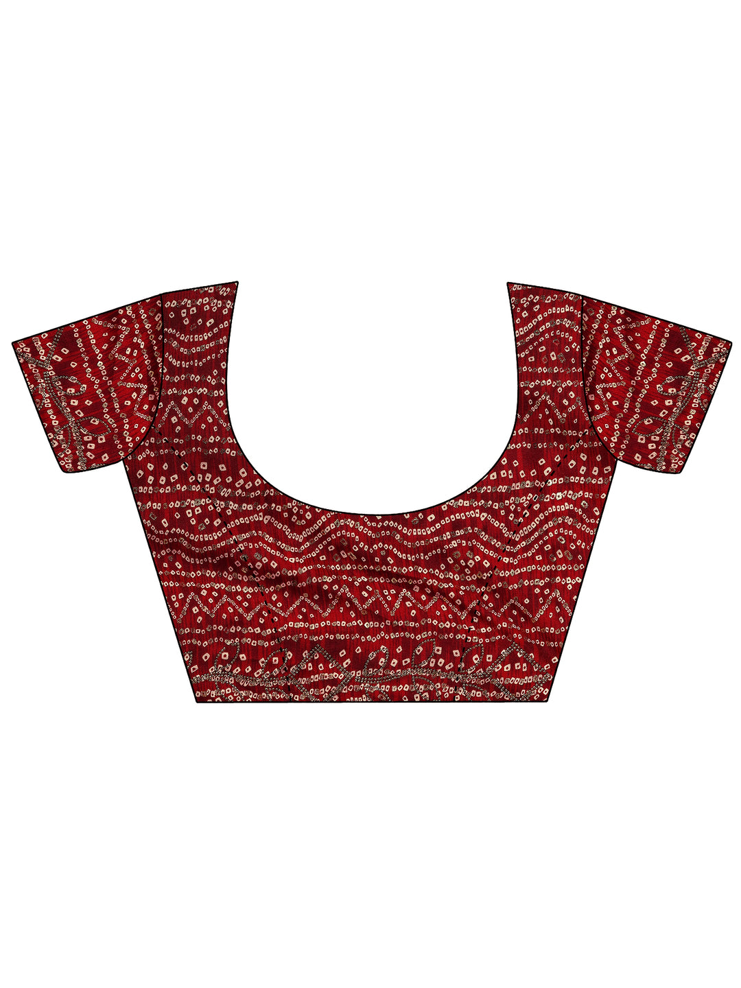 Mustard Embellished Silk Blend Saree With Unstitched Blouse Piece