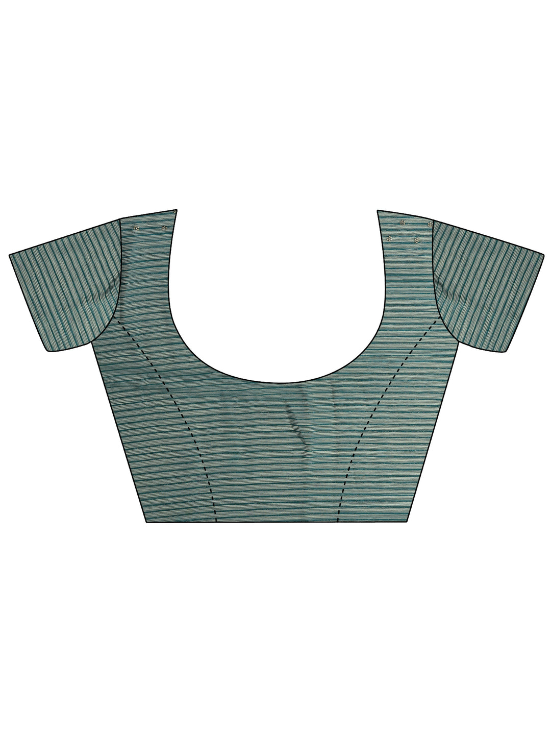 Green Embellished Georgette Saree With Unstitched Blouse Piece