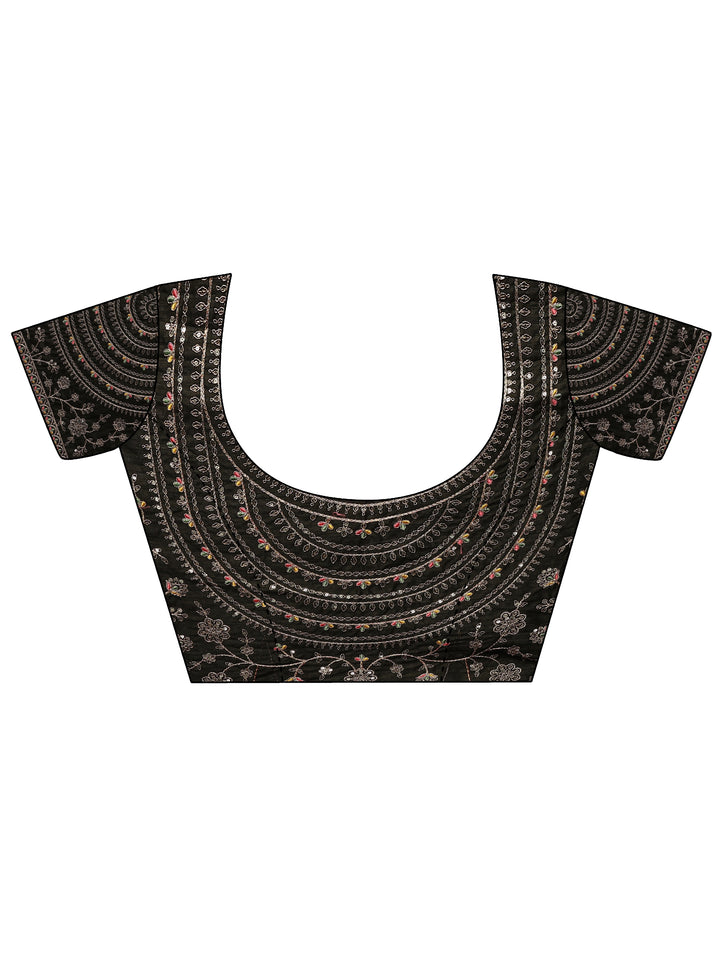 Yellow Solid Silk Blend Saree With Unstitched Blouse Piece