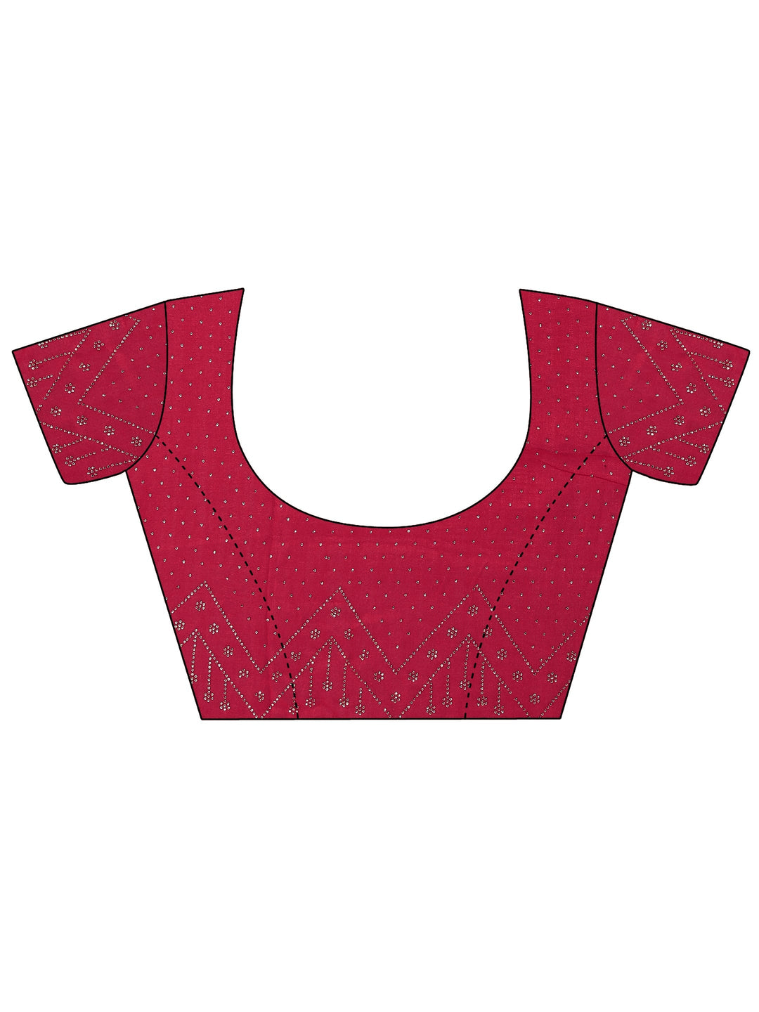 Green Embellished Silk Blend Saree With Unstitched Blouse Piece