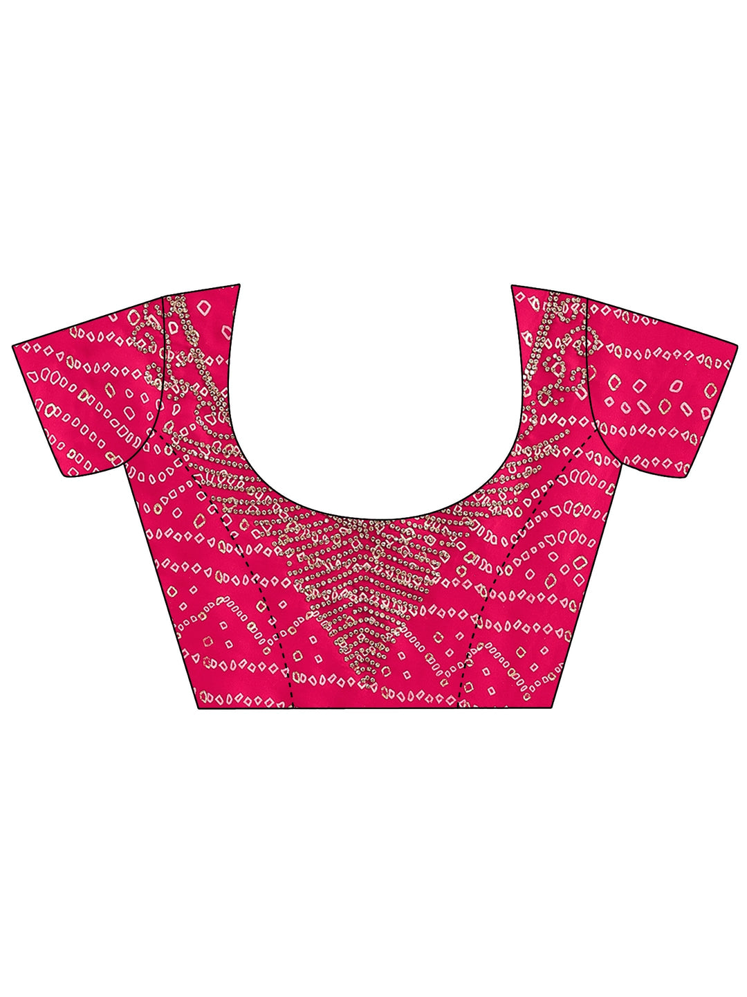 Gold Woven Design Banarsi Silk Blend Saree With Unstitched Blouse Piece