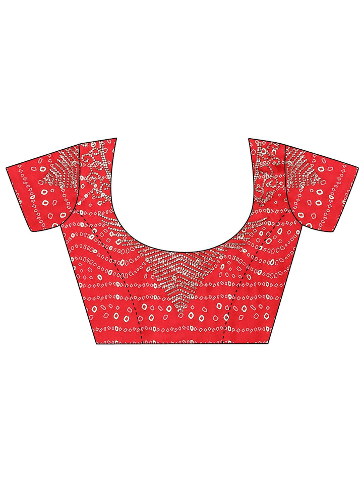 Peach Woven Design Silk Blend Saree With Unstitched Blouse Piece