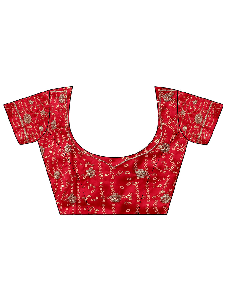 Green Embellished Silk Blend Saree With Unstitched Blouse Piece