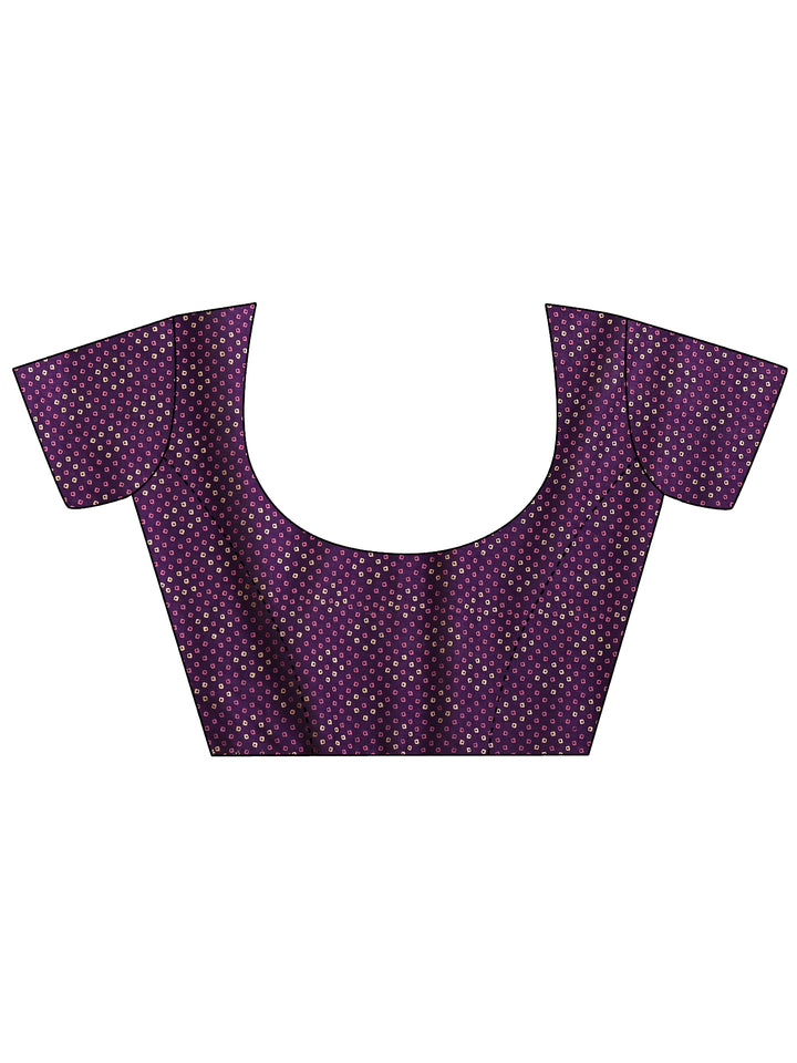 Mustard Embellished Silk Blend Saree With Unstitched Blouse Piece