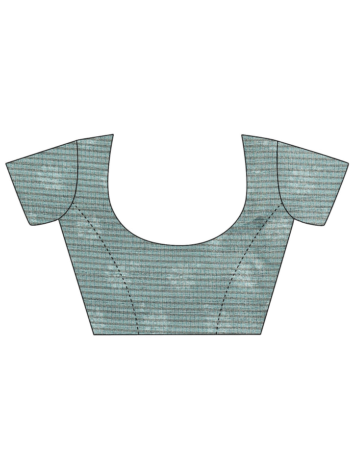 Green Leheriya Printed Silk Blend Saree With Unstitched Blouse Piece