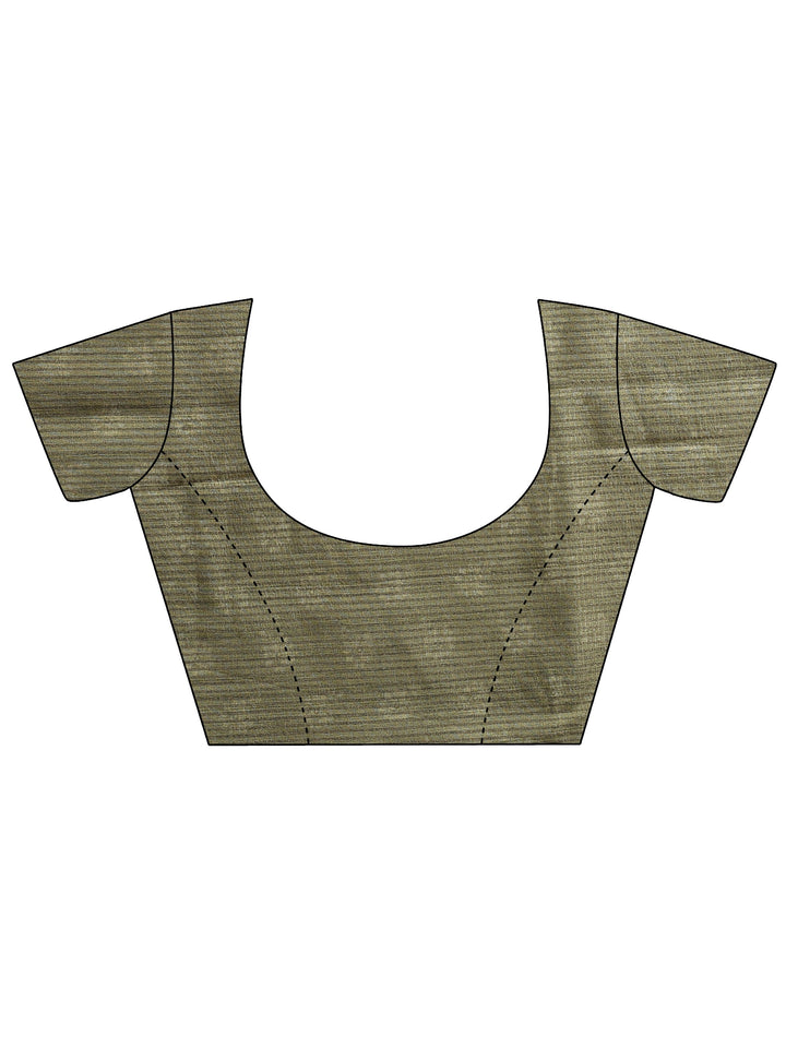 Green Leheriya Printed Silk Blend Saree With Unstitched Blouse Piece