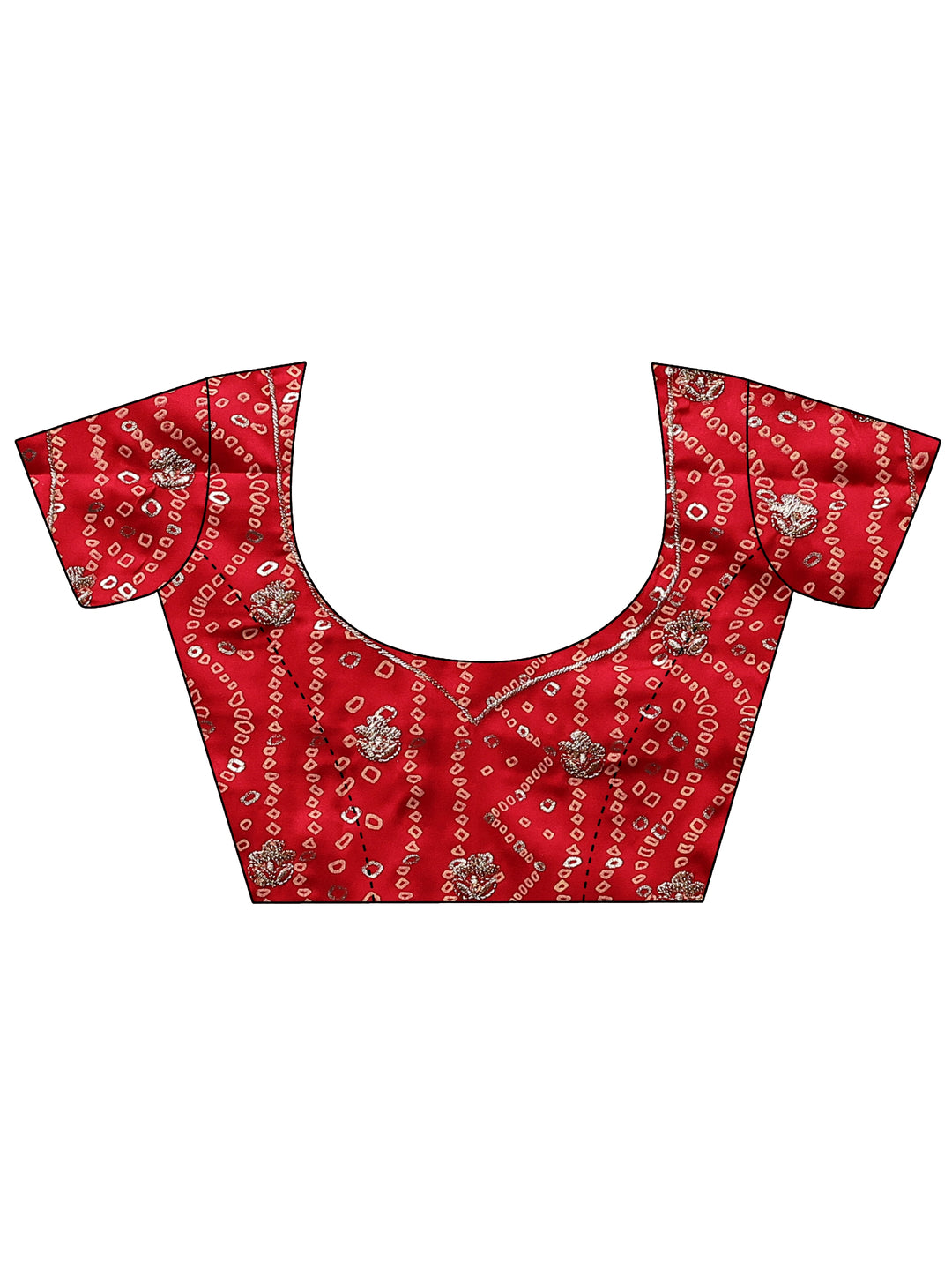 Green Embellished Silk Blend Saree With Unstitched Blouse Piece