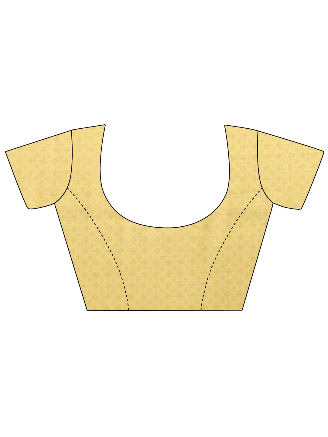 Yellow Printed Georgette Saree With Unstitched Blouse Piece
