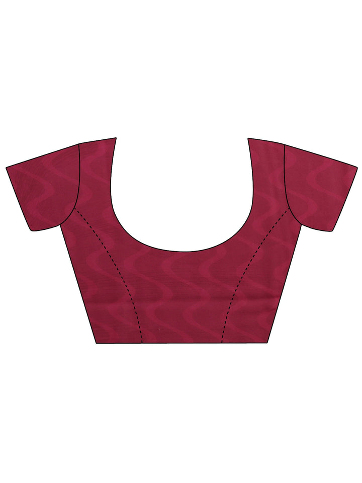 Green Geometric Printed Georgette Saree With Unstitched Blouse Piece