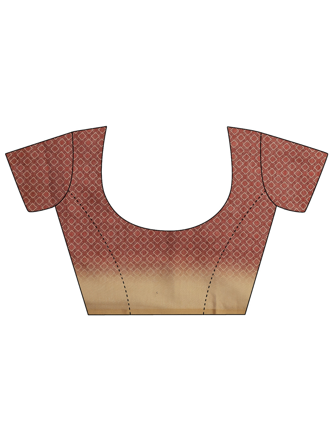 Mustard Printed Silk Blend Sarees With Unstitched Blouse Piece