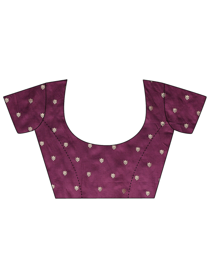 Green Woven Design Silk Blend Sarees With Unstitched Blouse Piece