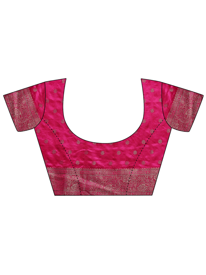 Off White Leheriya Woven Design Sarees With Unstitched Blouse Piece