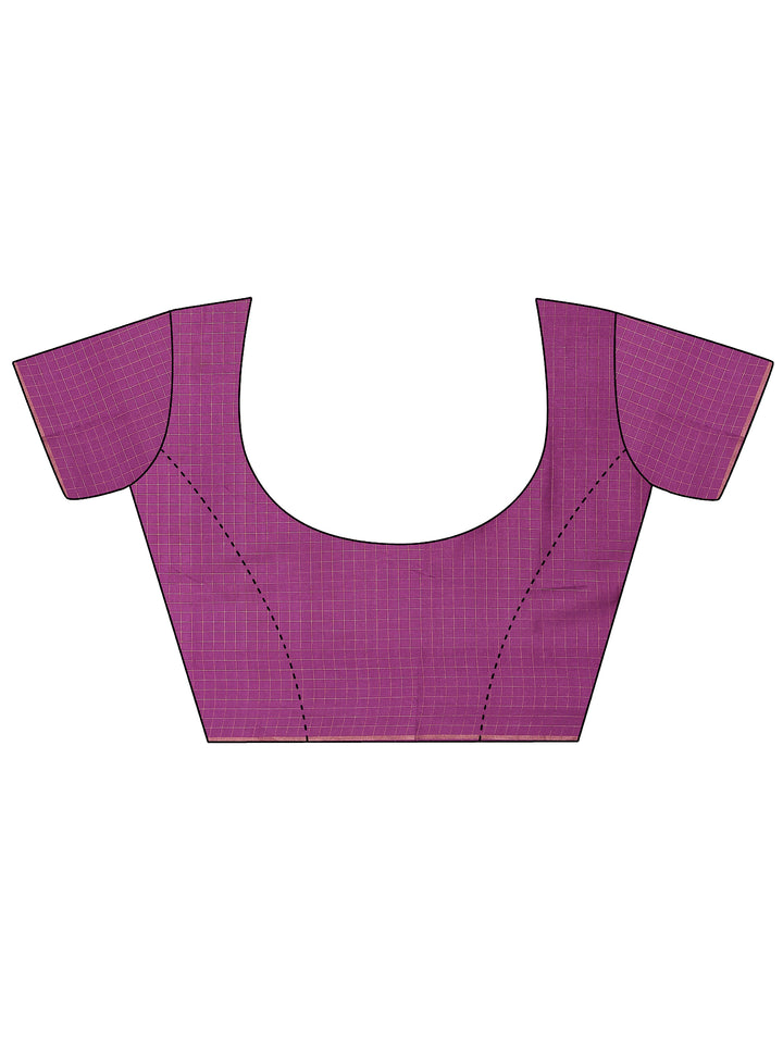 Grey Printed Silk Blend Saree With Unstitched Blouse Piece