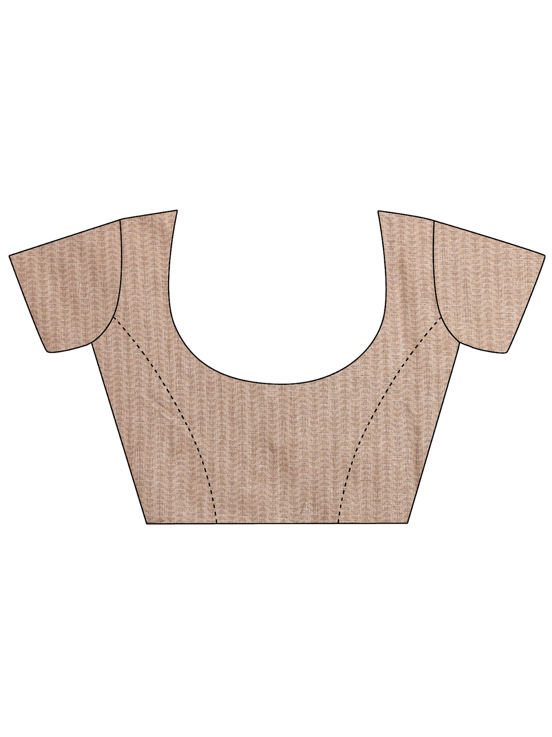 Multi Geometric Printed Silk Blend Saree With Unstitched Blouse Piece