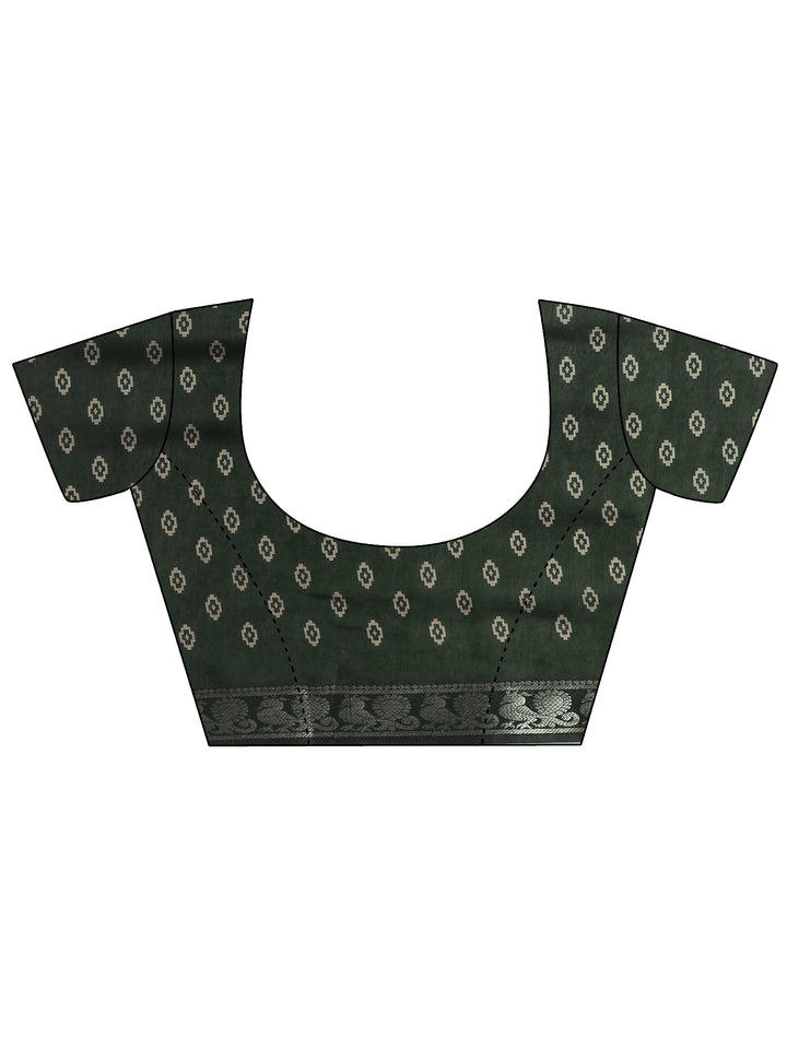 Pink Leheriya Printed Silk Blend Saree With Unstitched Blouse Piece