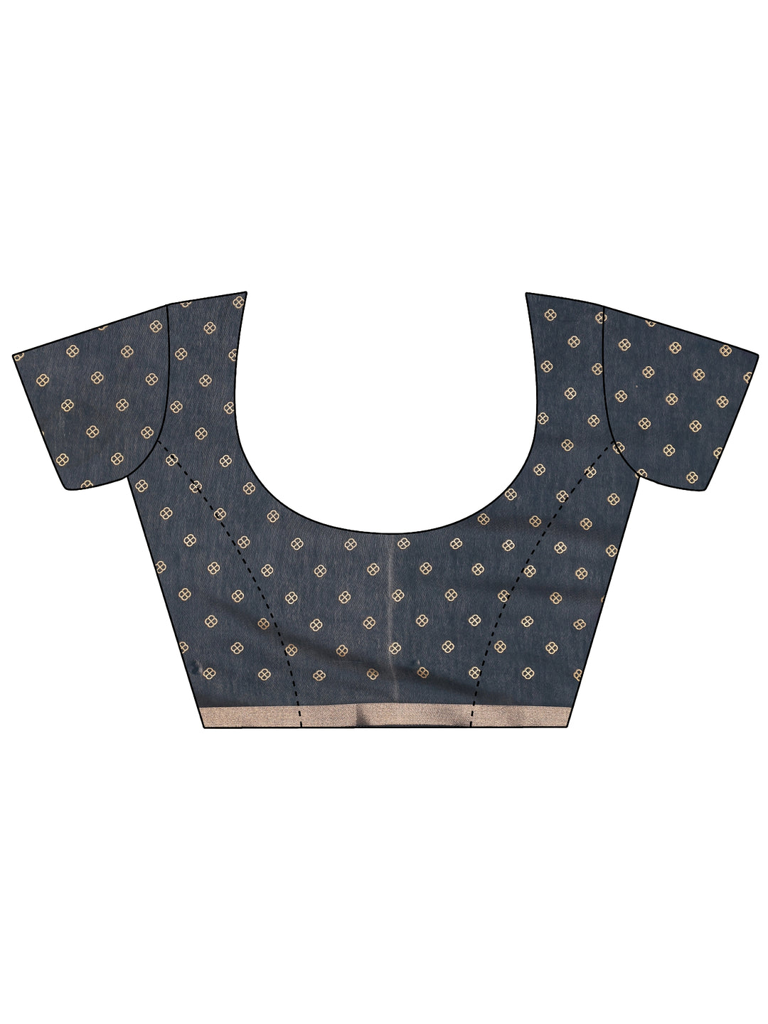 Burgundy Embroidered Silk Blend Saree With Unstitched Blouse Piece