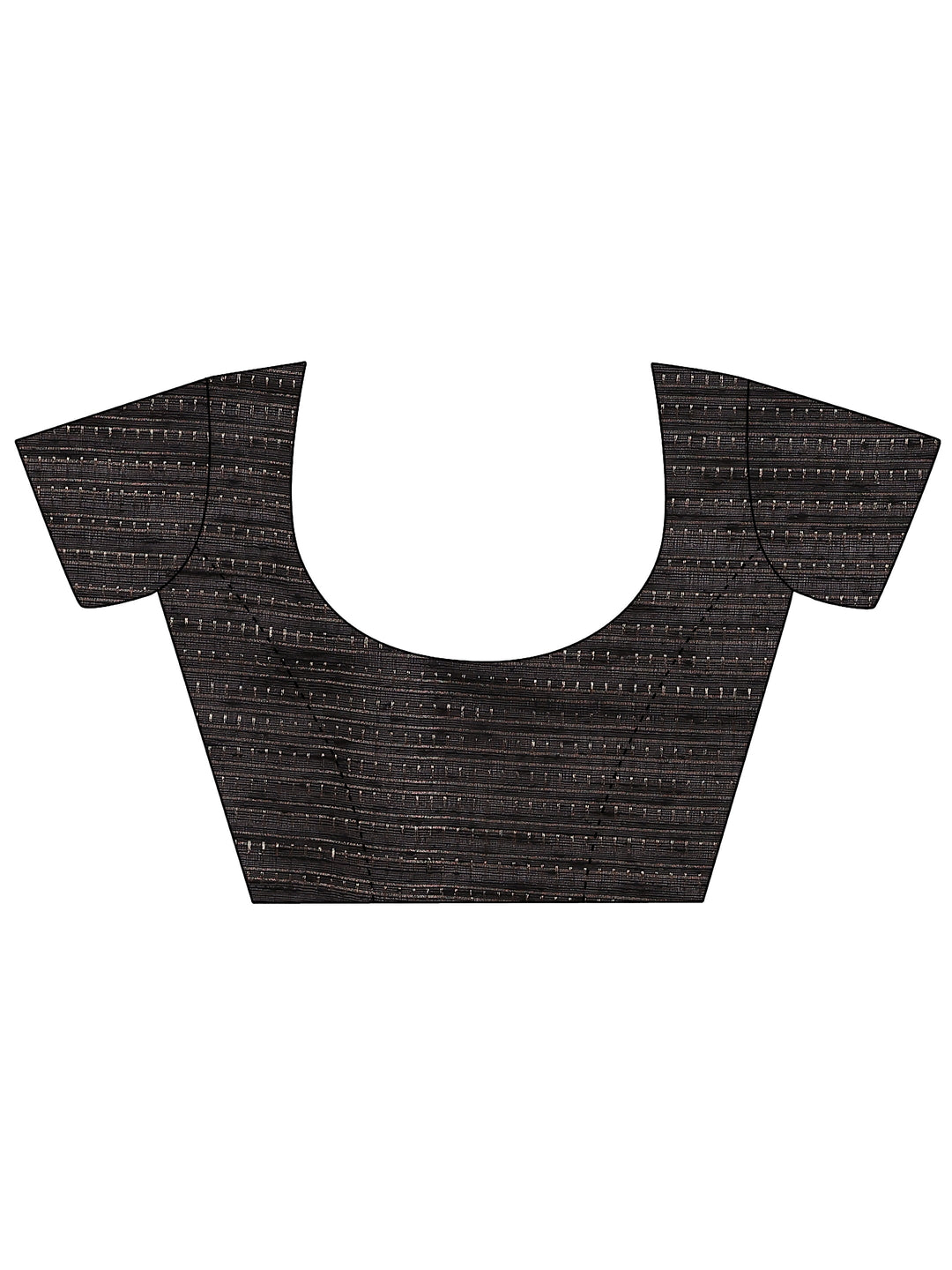 Black Embellished Silk Blend Saree With Unstitched Blouse Piece