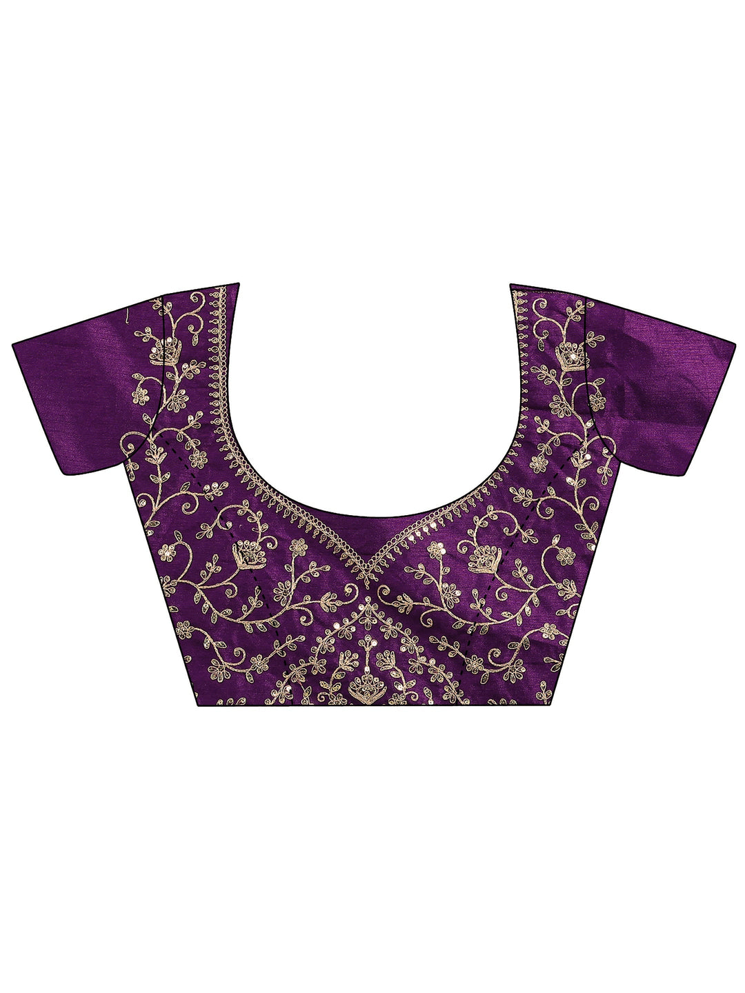 Mauve Solid Organza Saree With Unstitched Blouse Piece