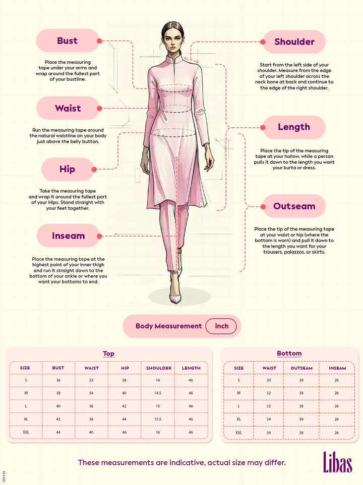 Gerua Blue Ethnic Motifs Yoke Design Cotton Blend A-Line Suit Set With Dupatta