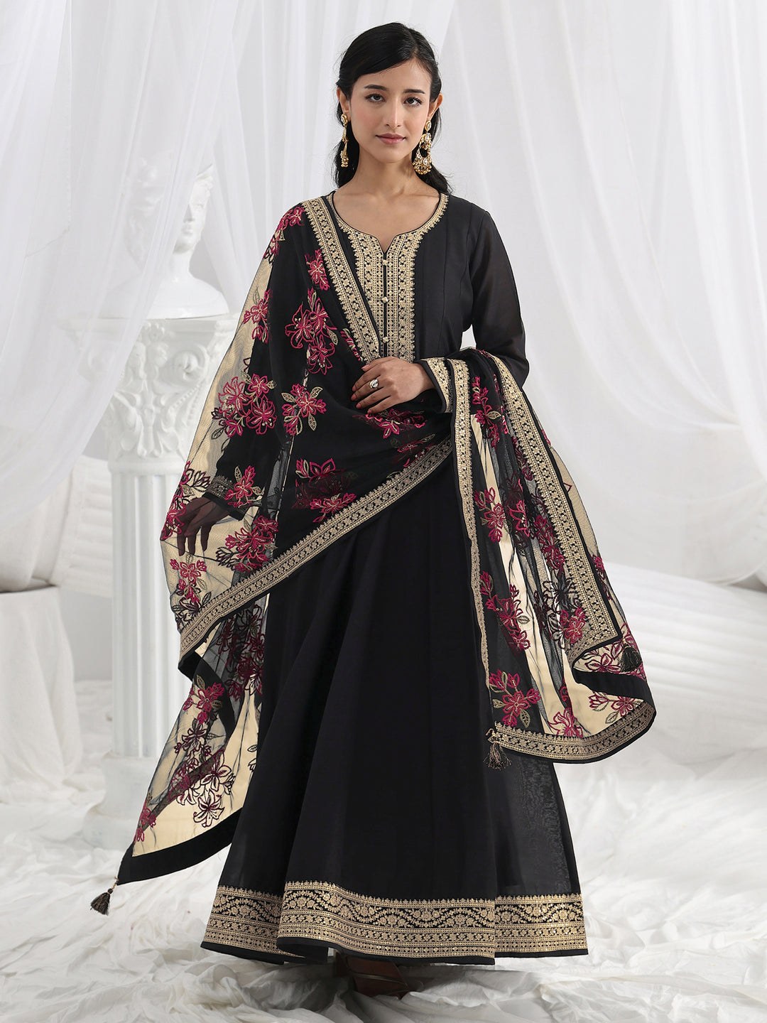 Buy Black One Piece Dresses Online in USA | Libas Buy Black One Piece Dresses Online in USA | Libas