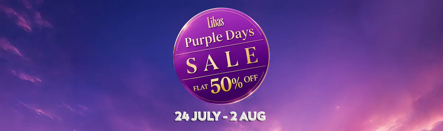 Purple Days Sale - Flat 50% Off