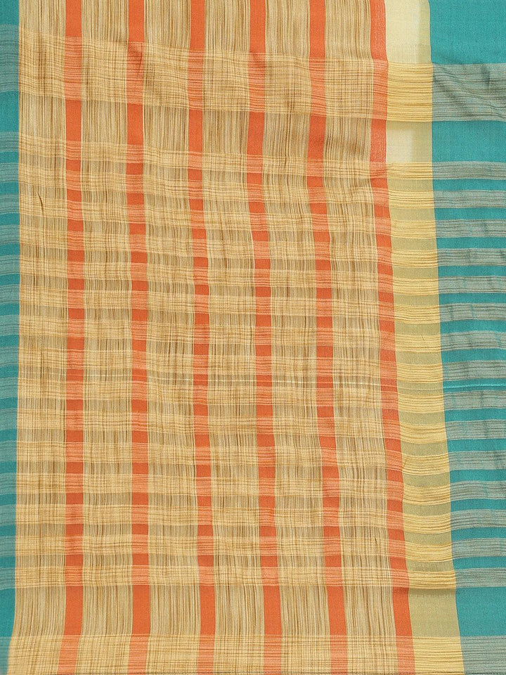 Multicoloured Printed Polyester Saree - ShopLibas