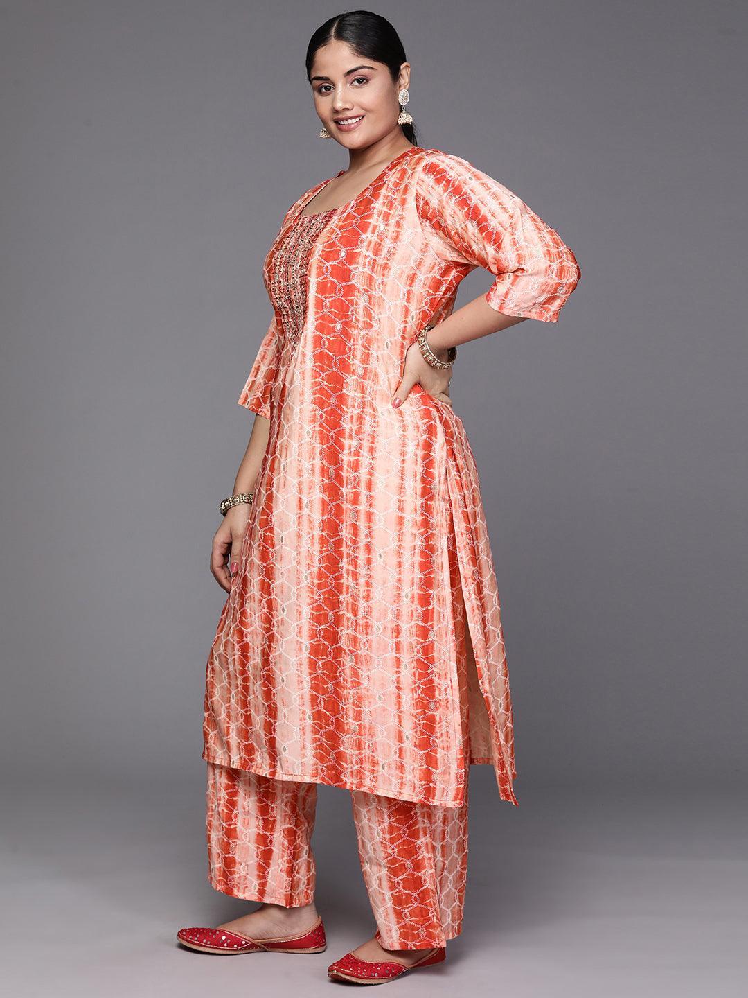 Black Yoke Design Cotton Straight Kurta With Trousers & Dupatta - Libas 