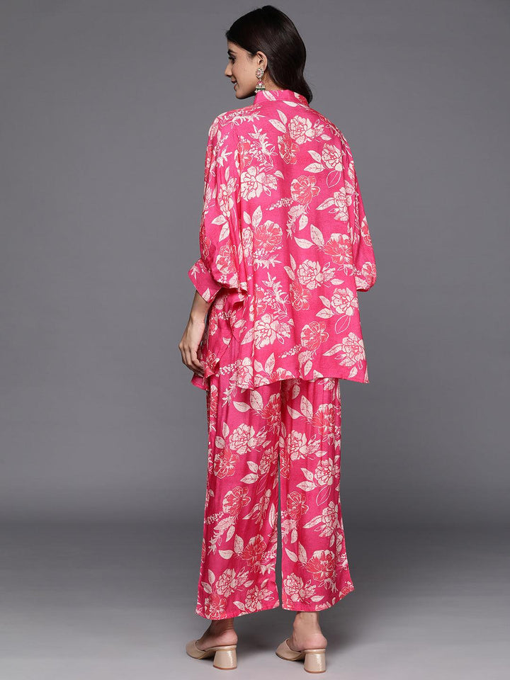 Pink Printed Cotton Co-Ords