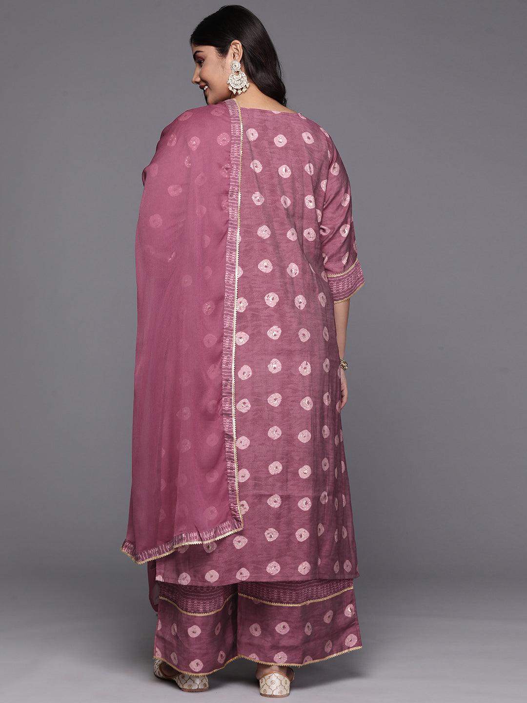 Black Yoke Design Cotton Straight Kurta With Trousers & Dupatta - Libas 