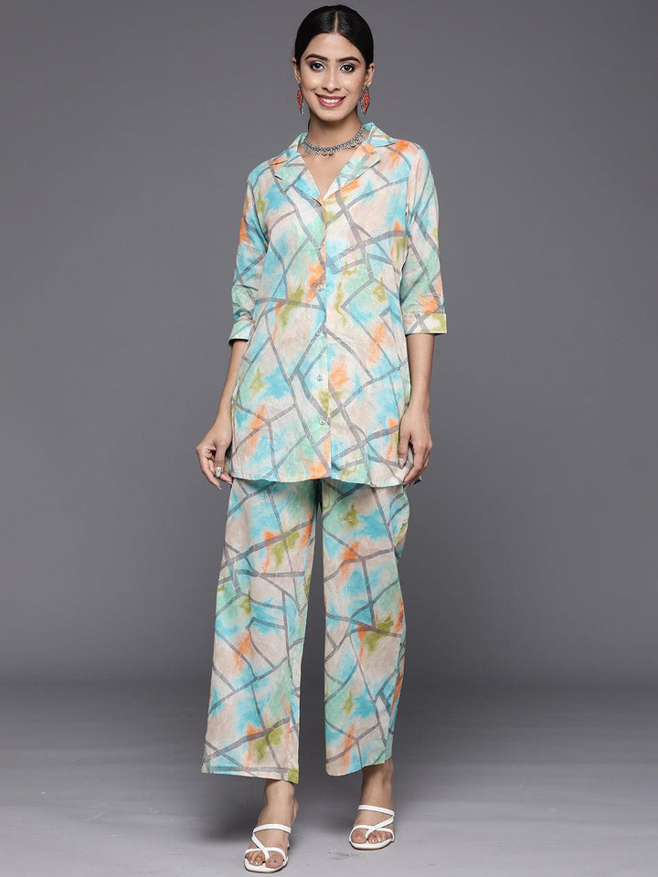Multi Dyed Cotton Co-Ords